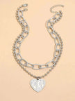 Sweet Commuter Student Necklace Pure Color Women's Jewelry