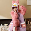 Sweet Fall Pajamas  Flannel Nightgown Women