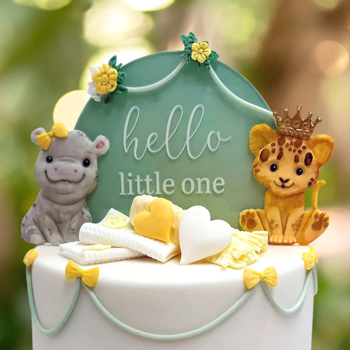 Sweet Safari Lion Cub Silicone Mould