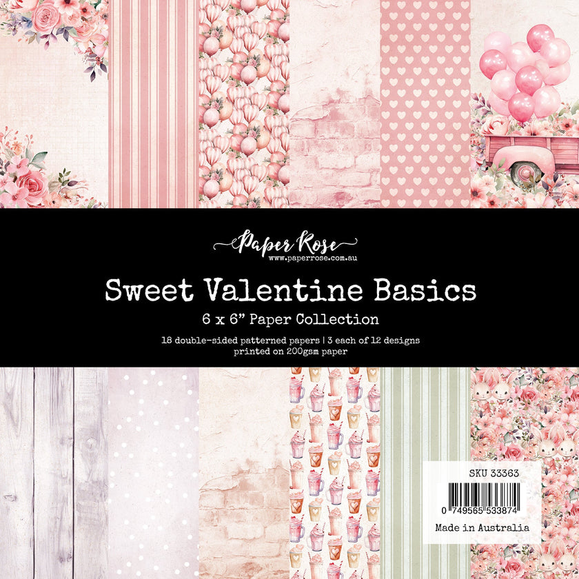 Sweet Valentine Basics 6x6 Paper Collection 33363