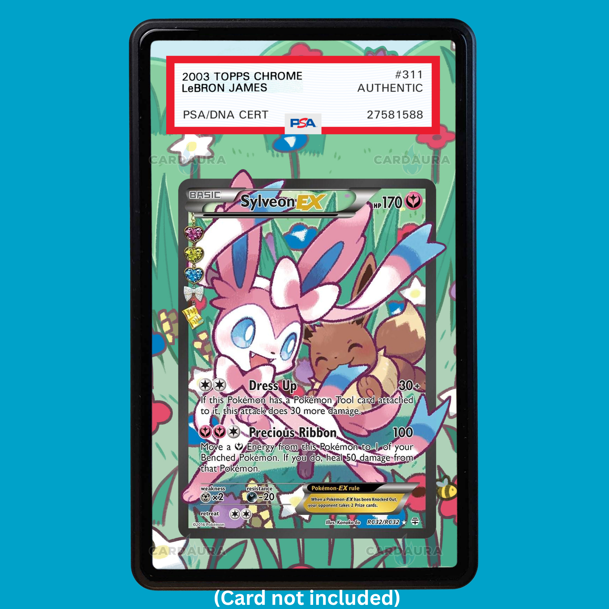 Sylveon EX RC32/RC32 Generations (Graded) Display Case