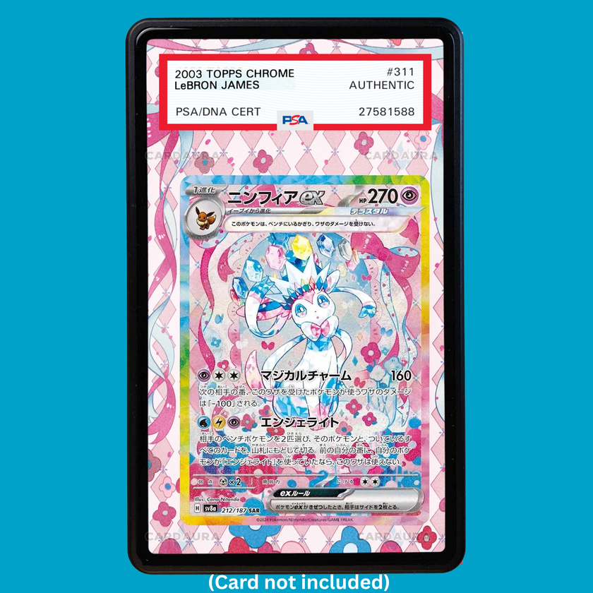 Sylveon EX 156/131 Prismatic Evolutions (Graded) Display Case