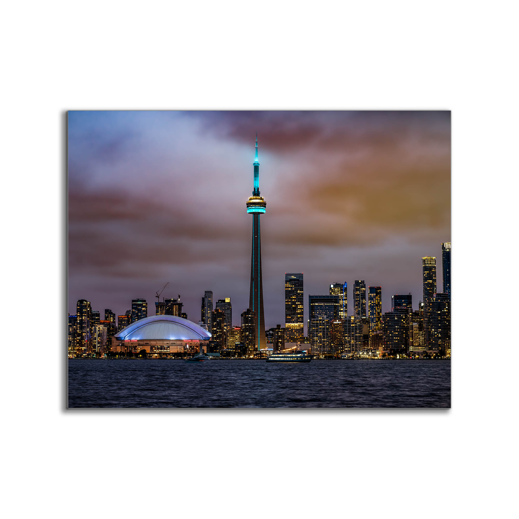 Wall Art The CN Tower, Roger Center and Lake Ontario