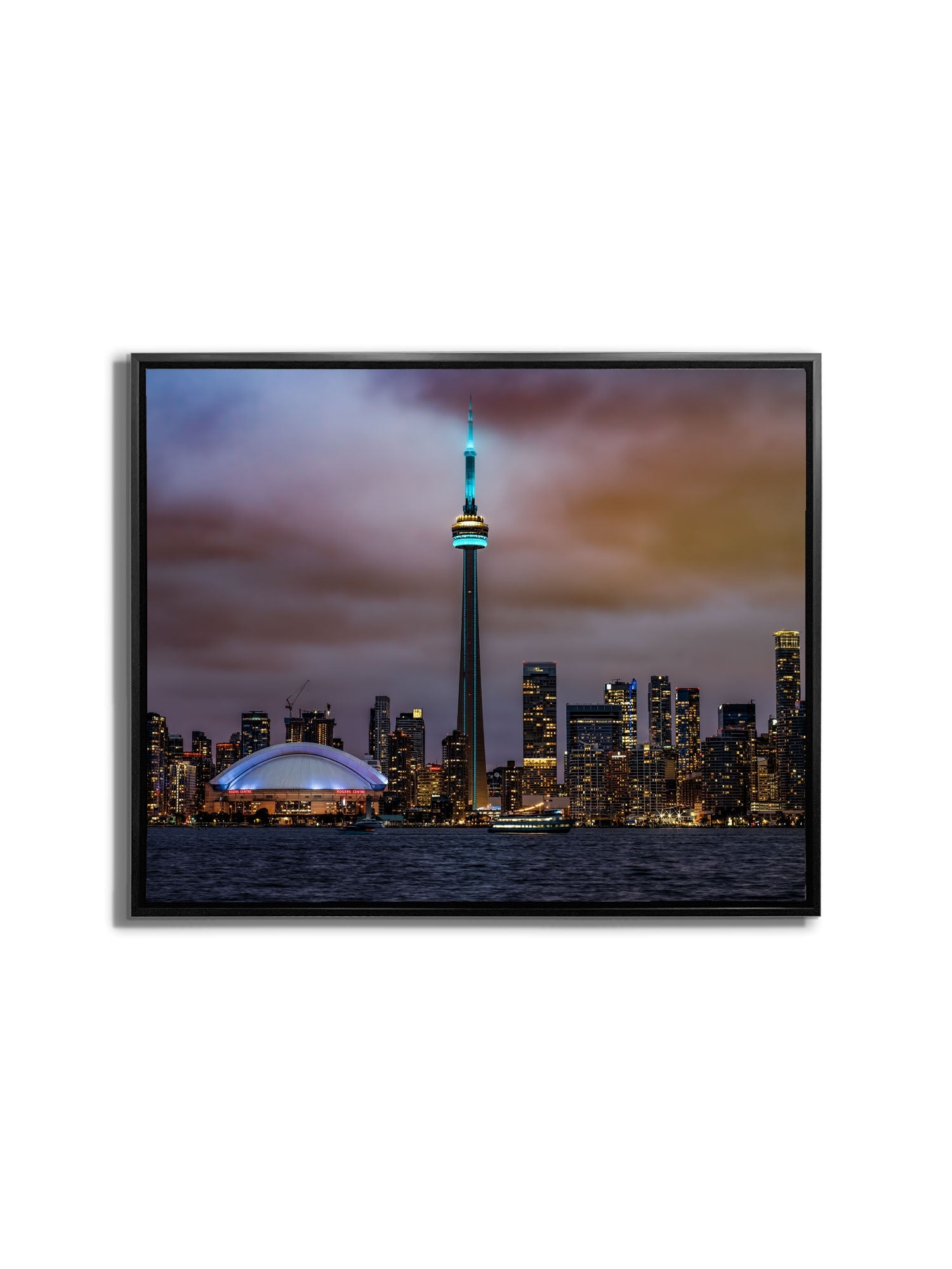 Wall Art The CN Tower, Roger Center and Lake Ontario