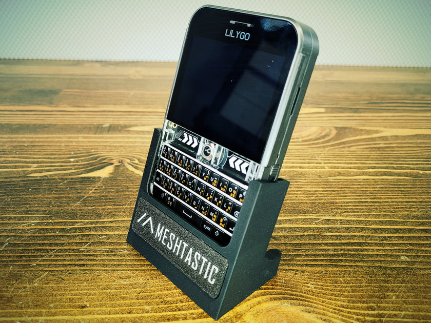 Lilygo T-Deck Plus Desktop Stand — Meshtastic & MeshCore Charging Base