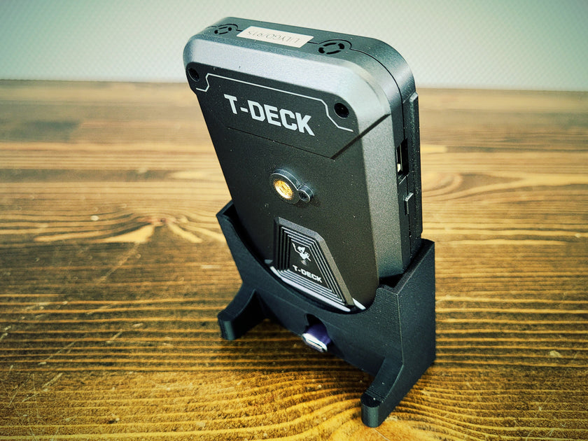 Lilygo T-Deck Plus Desktop Stand — Meshtastic & MeshCore Charging Base
