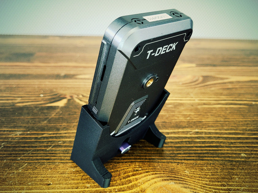Lilygo T-Deck Plus Desktop Stand — Meshtastic & MeshCore Charging Base