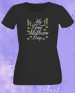 My First Mother's Day Rhinestone Shirt – New Mom Sparkle Bling Tee | Blingdazzel