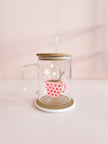 Tasse boho 17oz - tasse de café rose