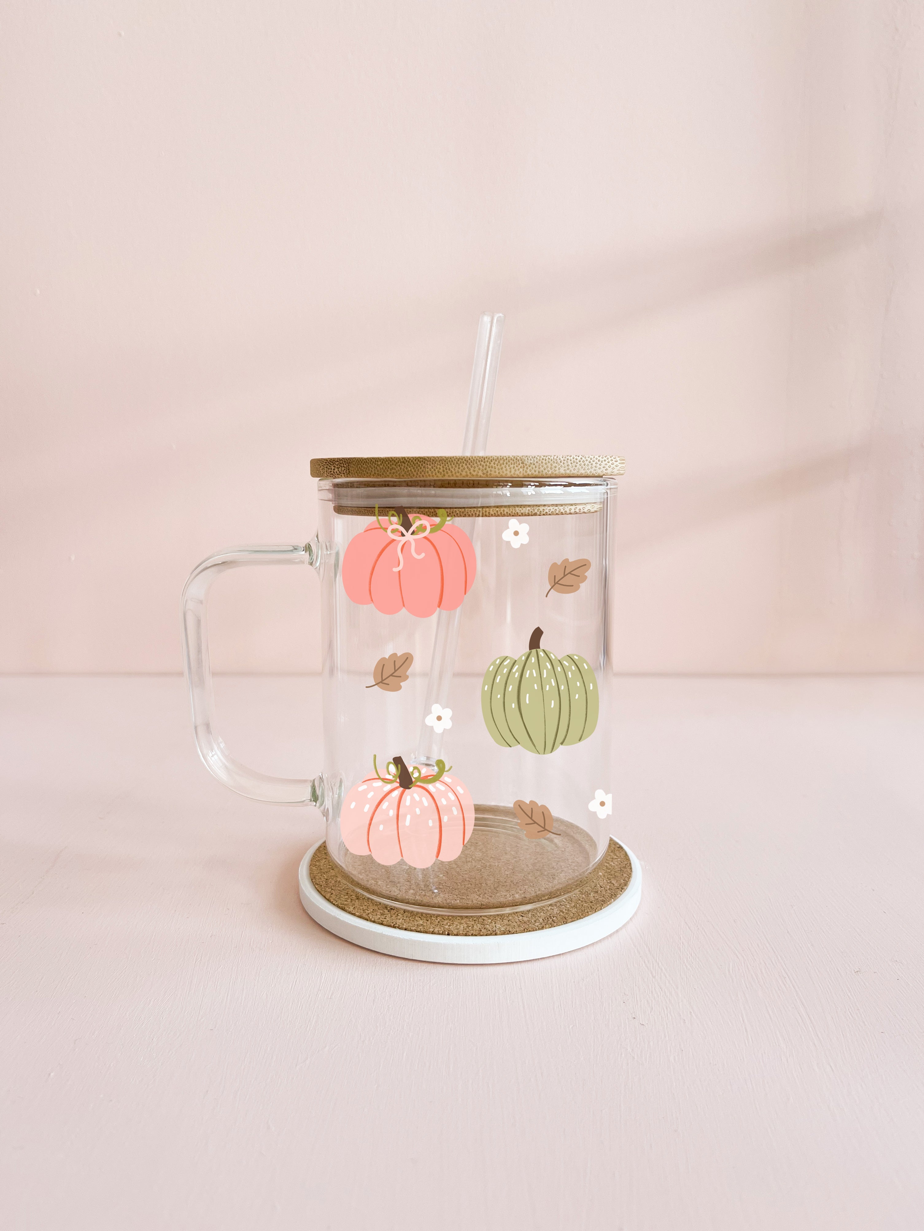 Tasse boho 17oz - Citrouilles