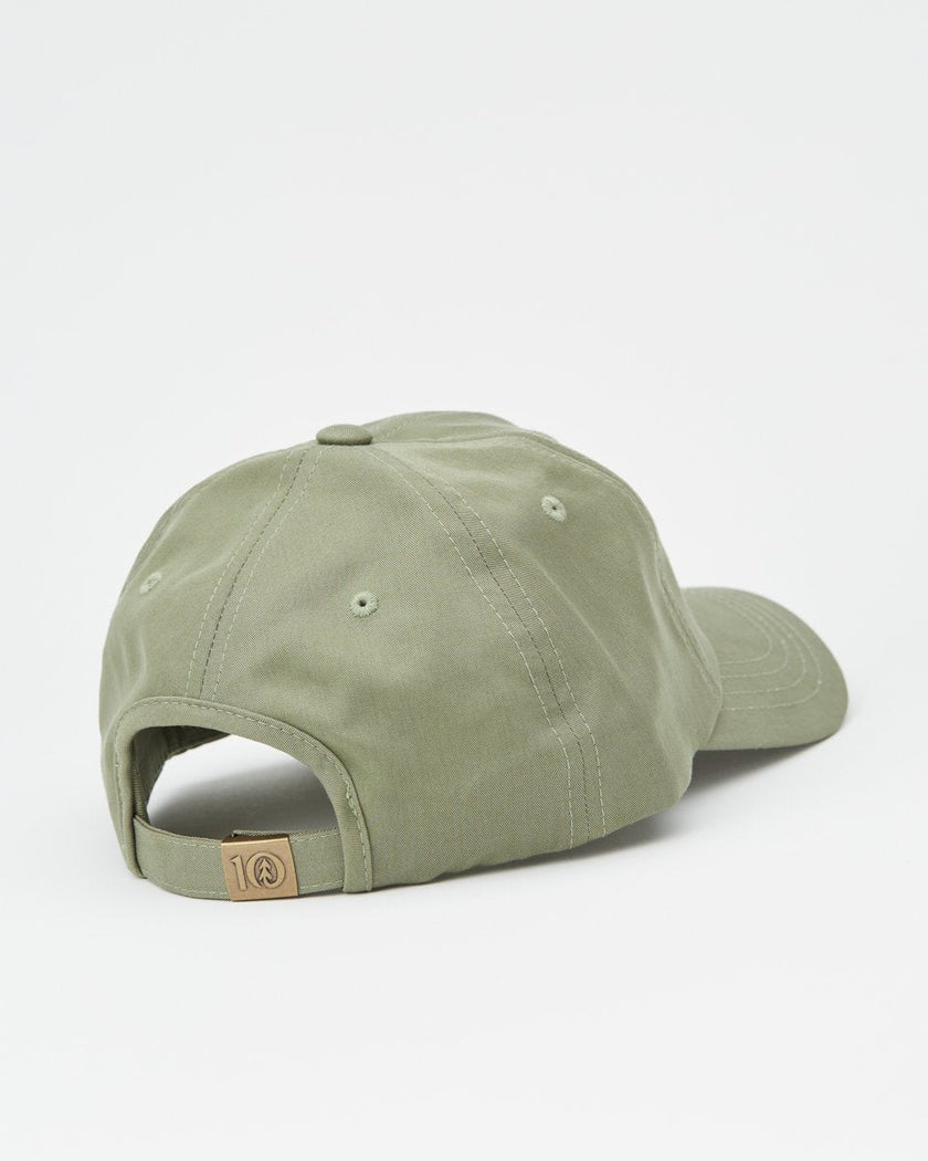 Tree Embroidery Tencel Peak Hat