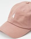 Tree Embroidery Tencel Peak Hat