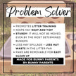 Six Hole Rabbit Hay Feeder & Litter Pan Combo
