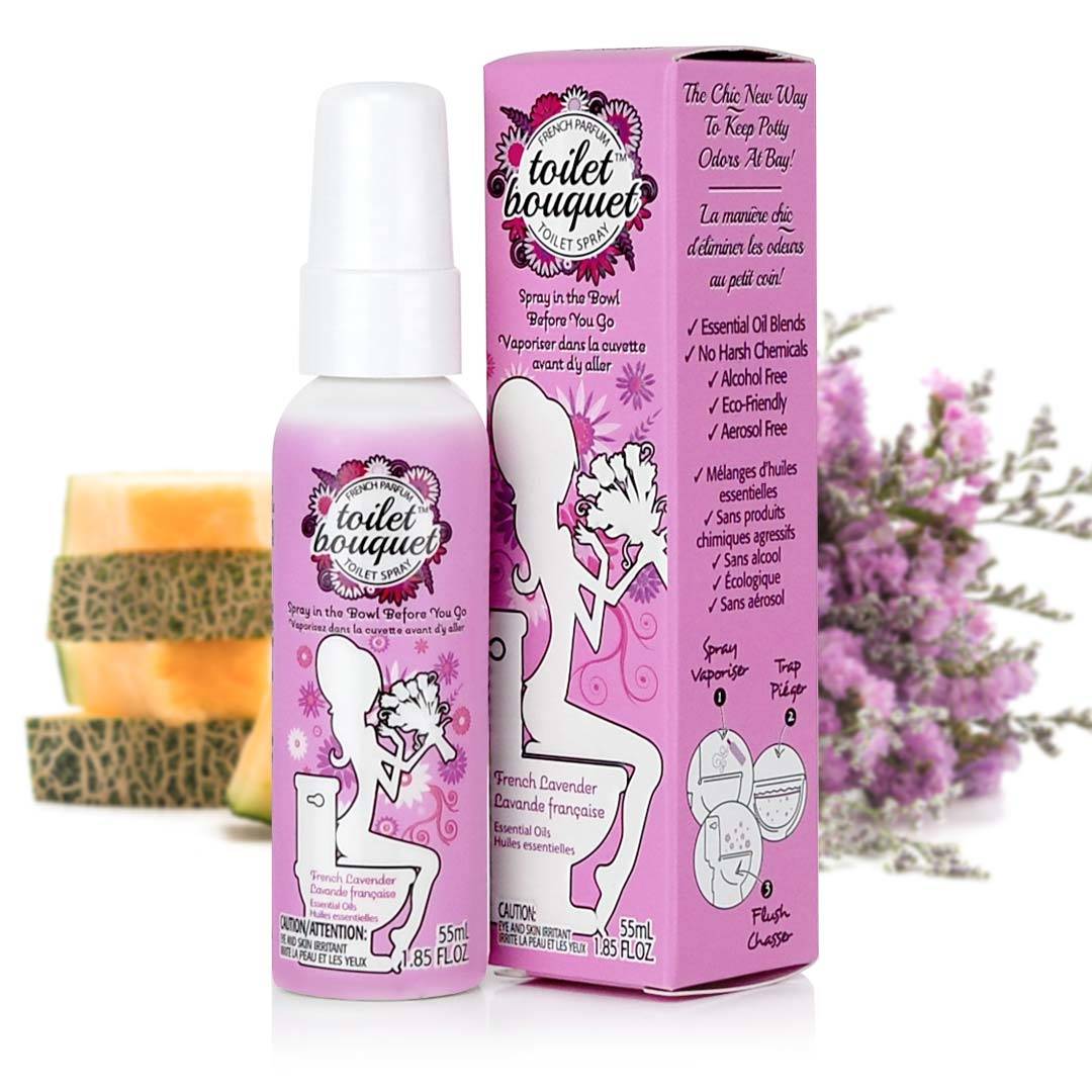 55 ml (1.9 oz), Lavender Bathroom Odor Eliminator| Toilet Bouquet™