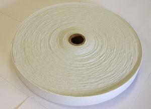 Poly Braid Elastic White, 25MM (1