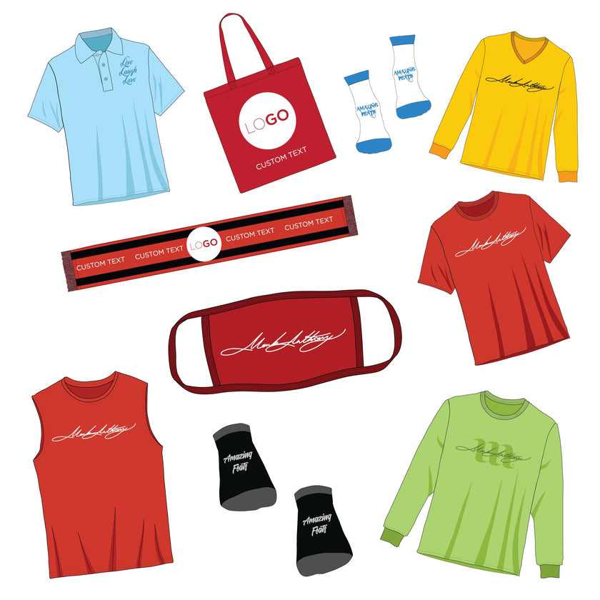 Apparel Mega Bundle - Mockup and Template - 25+ Apparel Total Files, 240+ Angles, Multiple Styles, Layered, Detailed and Editable Vectors in EPS, SVG, AI, PNG, DXF and PDF