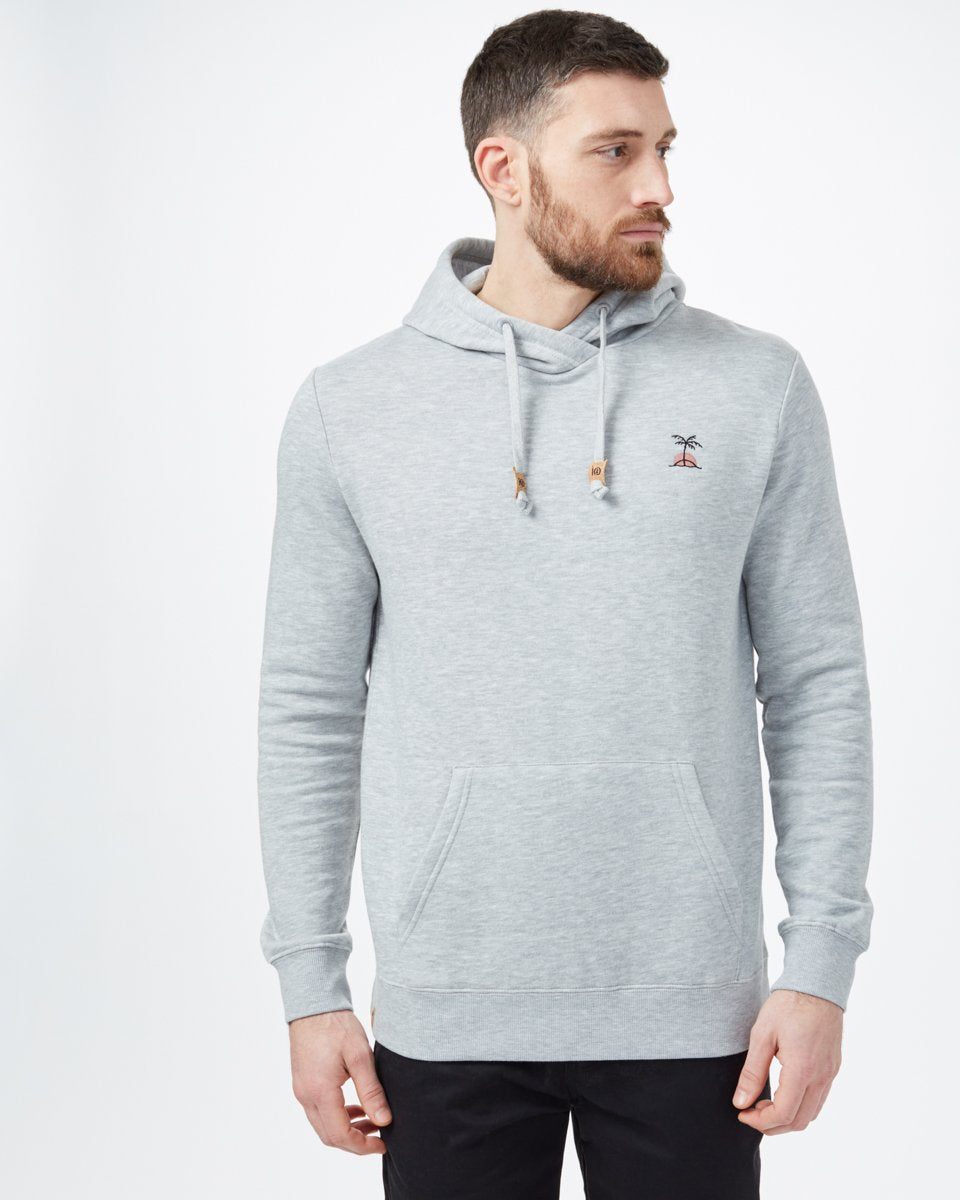Palm Sunset Embroidery Hoodie