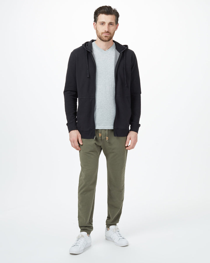 French Terry Zip Hoodie