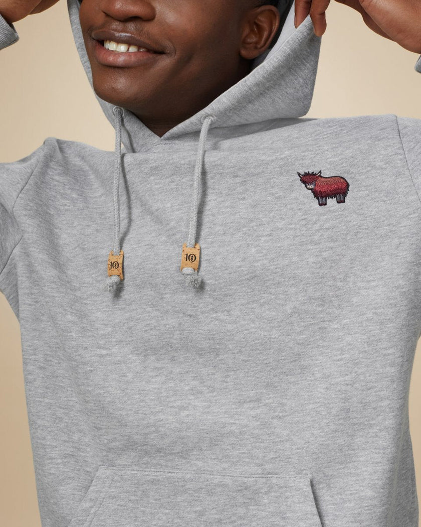 Nepal Embroidered Yak Hoodie