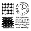 The Crafters Workshop 6x6 Stencil Collage Elements
