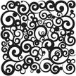 The Crafters Workshop 6x6 Stencil Cosmic Swirl