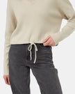 Highline Collared Cinch Waist Sweater