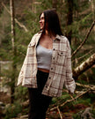 Kapok Flannel Insulated Jacket