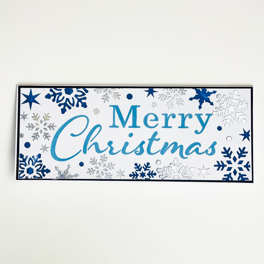 The Crafters Workshop Slimline Layered Holiday Words