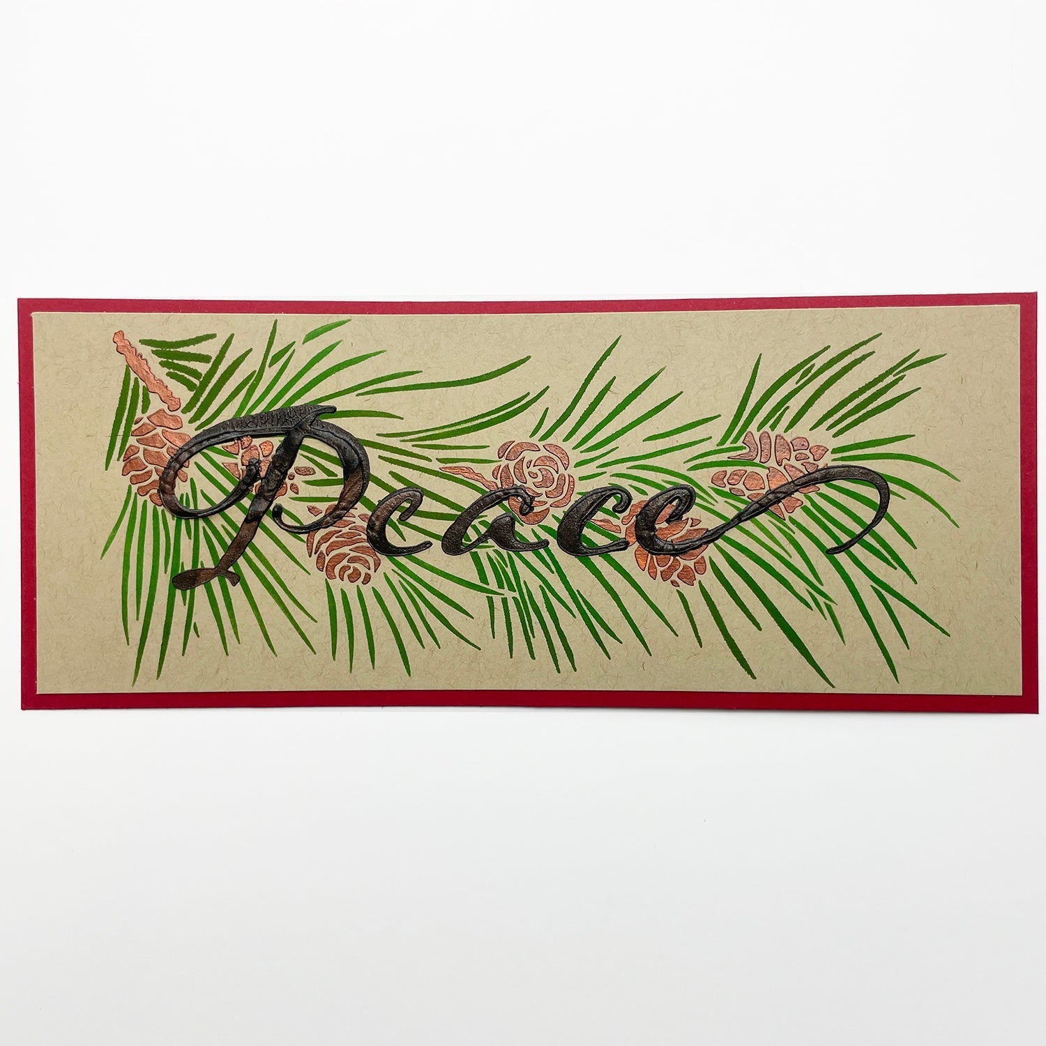 The Crafters Workshop Slimline Layered Pinecone Branch