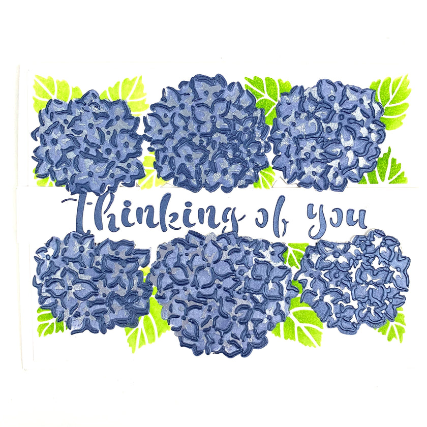 The Crafters Workshop Layered Hydrangea Banner
