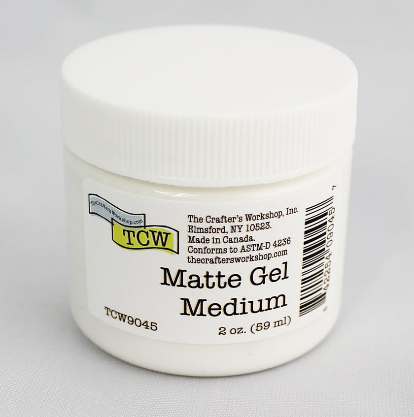 The Crafters Workshop (TCW) Matte Gel Medium 2oz.
