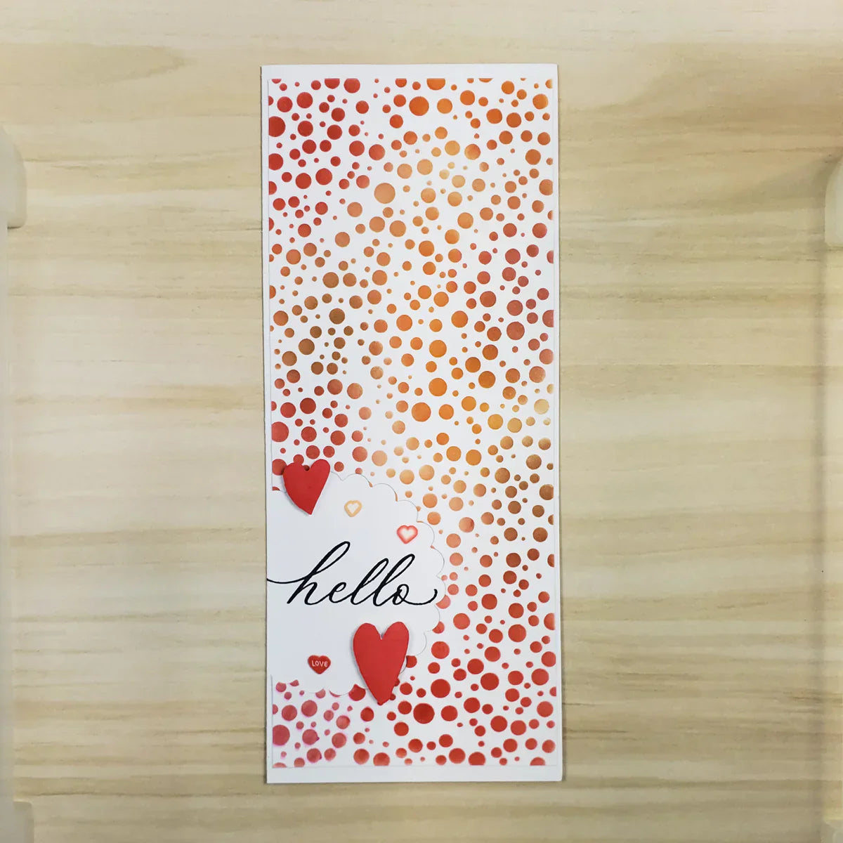 The Crafters Workshop 6x6 Stencil Random Bubbles