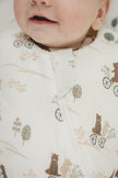Baby Sleep Sack TENCEL™ 1.0 TOG - Bears on Bikes