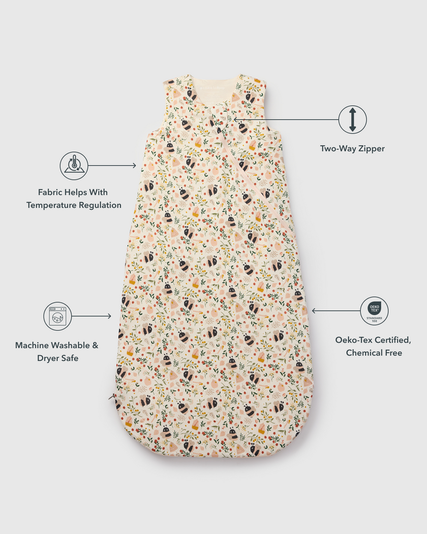 Baby Sleep Sack TENCEL™ 1.0 TOG - Bumble Bees