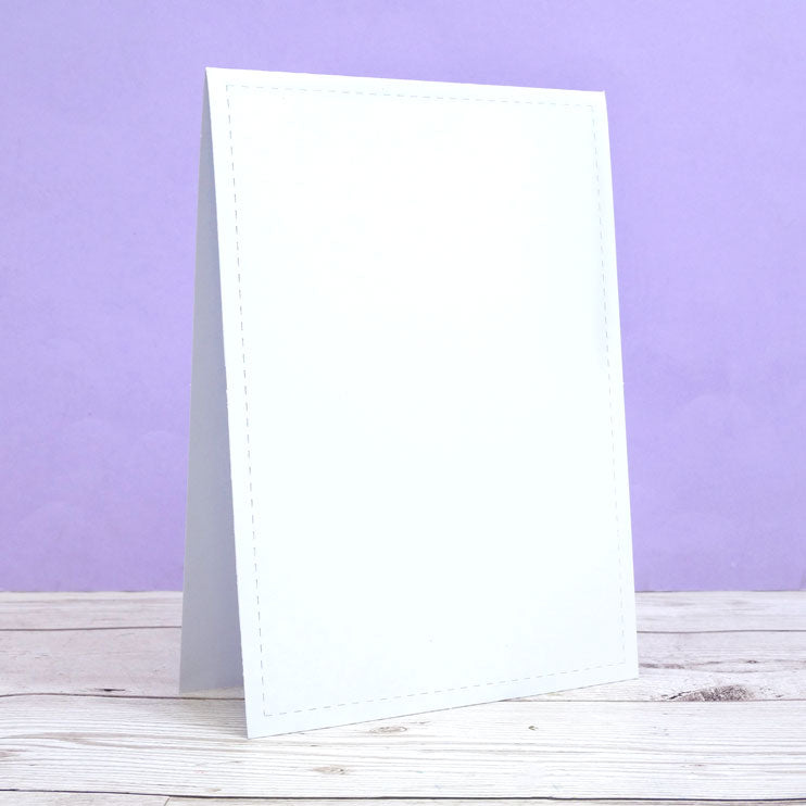 Stitched Edge Tent Fold Card Blanks & Envelopes - Size 7