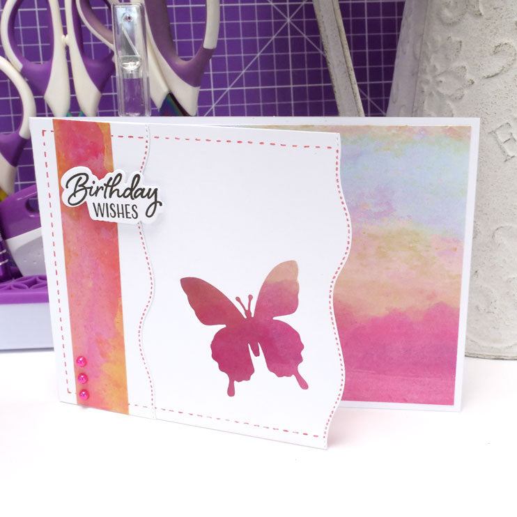 Stitched Edge Tent Fold Card Blanks & Envelopes - Size 7