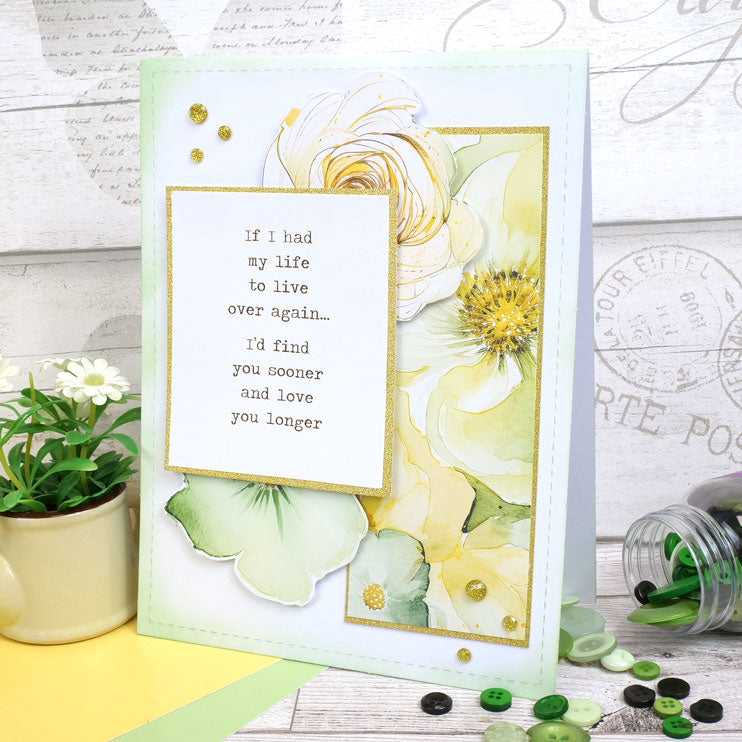 Stitched Edge Tent Fold Card Blanks & Envelopes - Size 8