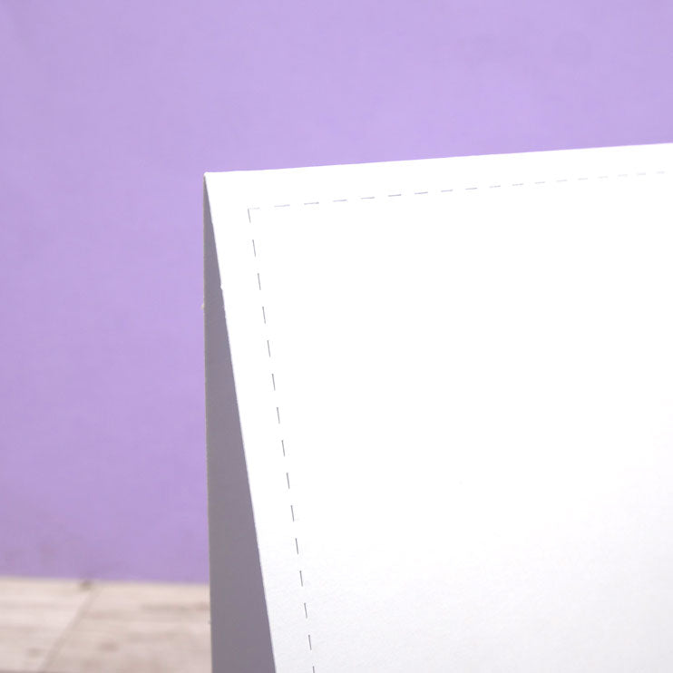 Stitched Edge Tent Fold Card Blanks & Envelopes - Size 7
