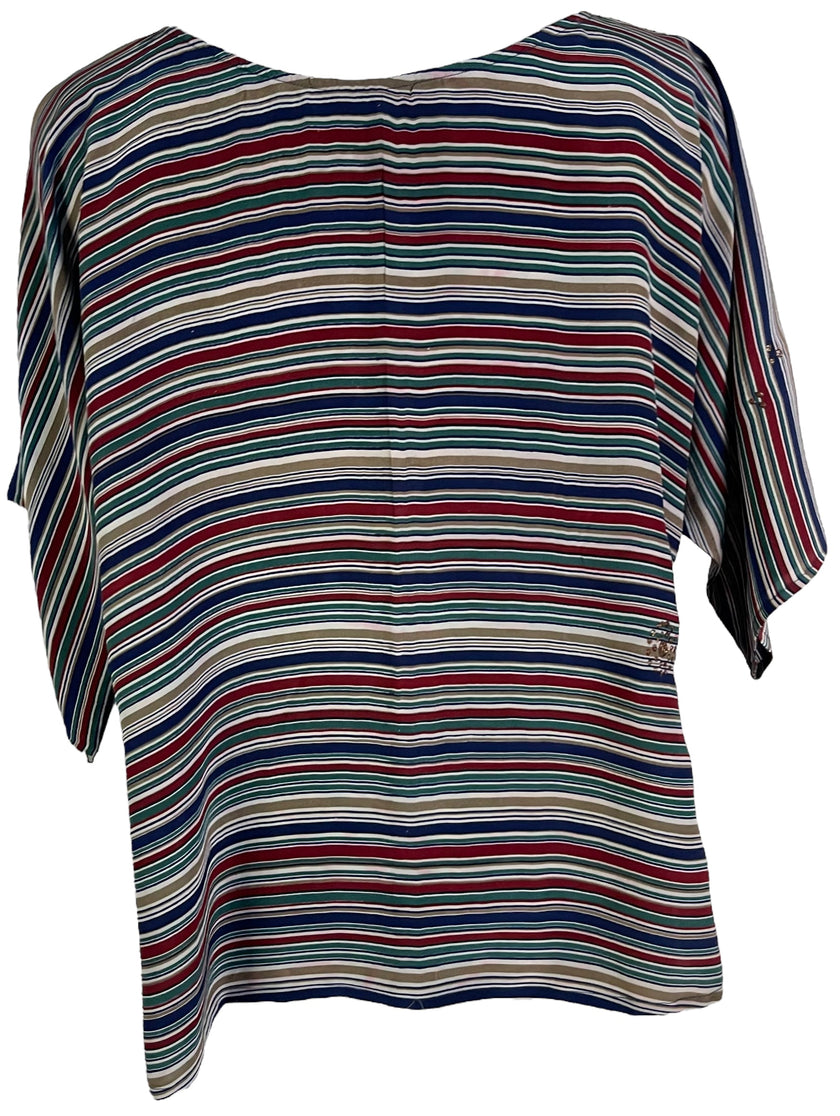 PRC6653 Avatar Pure Silk Side Slit Top