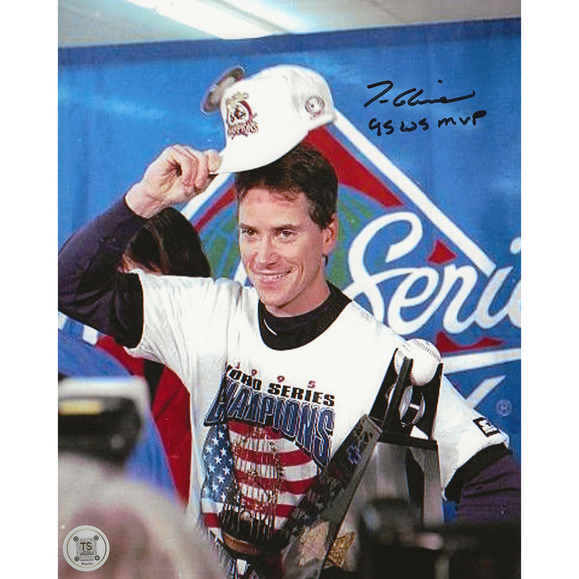 Tom Glavine Autographed Atlanta Braves 1995 World Series MVP Inscribed 