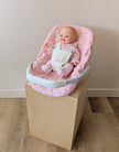 Doll Car Seat - Pink ducky - Tiny Harlow