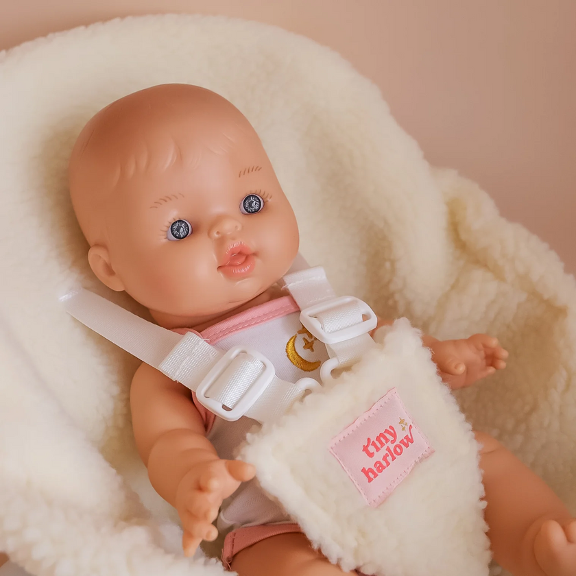 Doll Car Seat - Mustard - Tiny Harlow