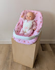 Doll Car Seat - Strawberry - Tiny Harlow