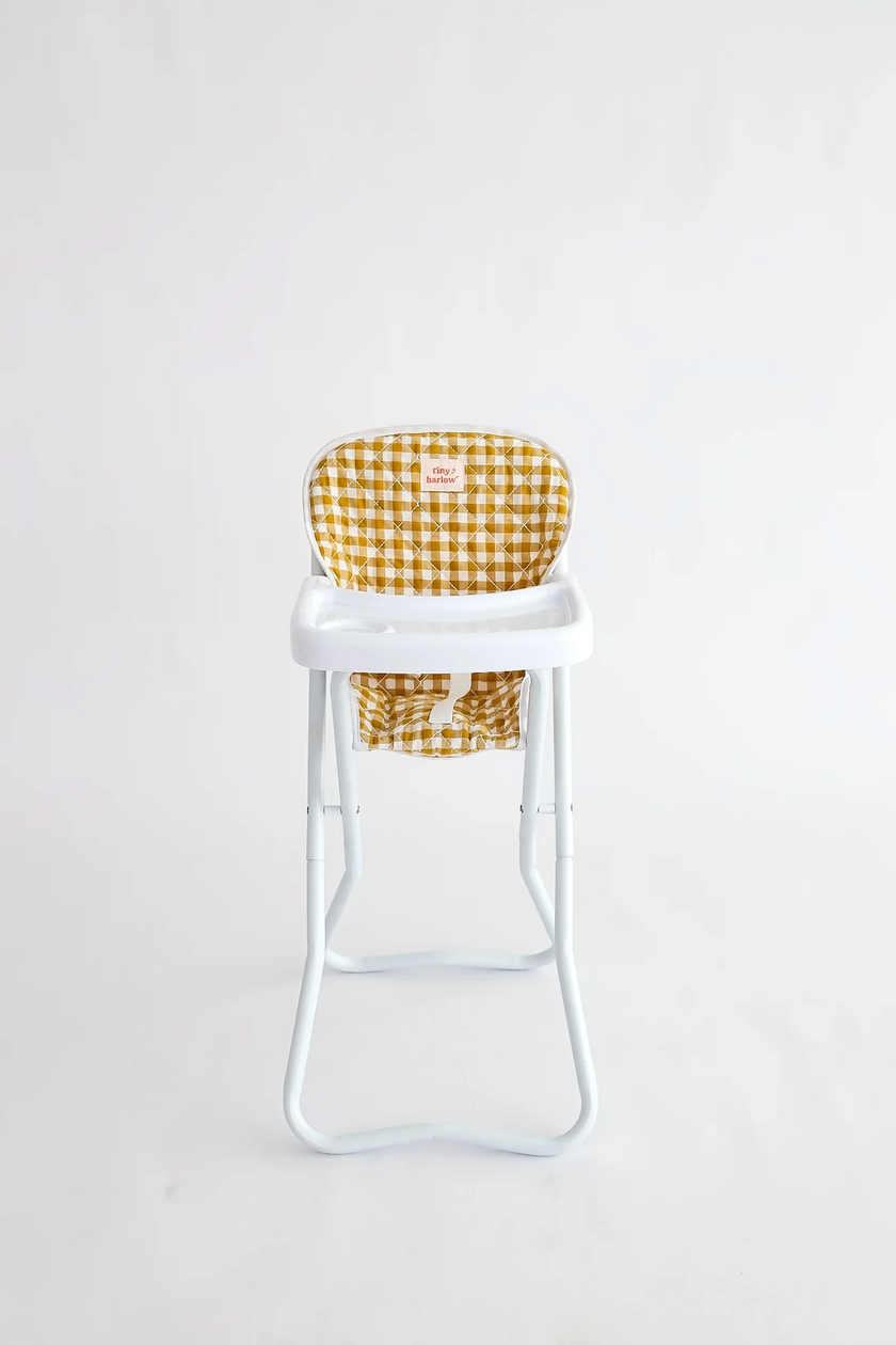 Doll High Chair - Mustard - Tiny Harlow