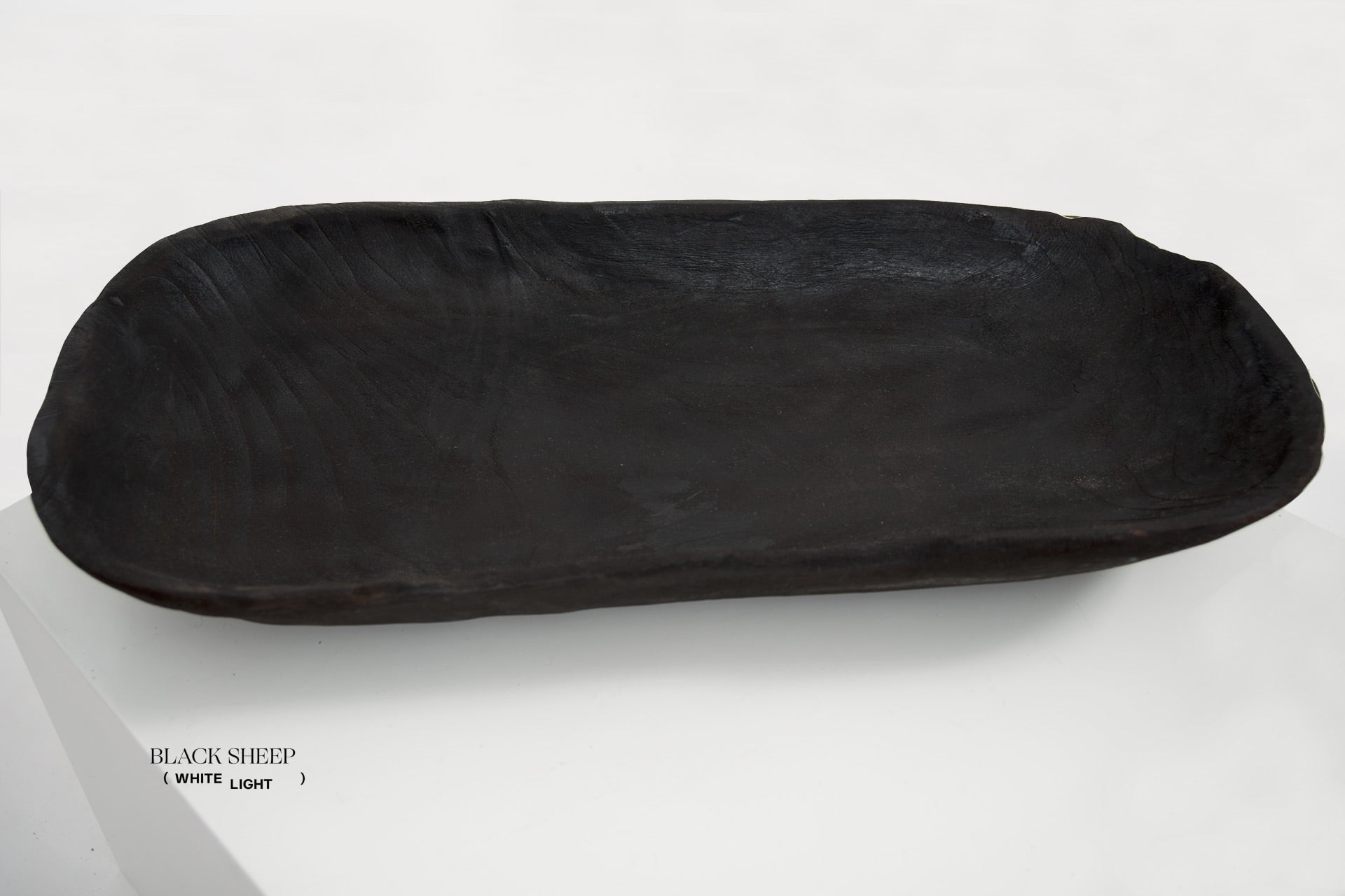 Burnt Teak Oval Vessel