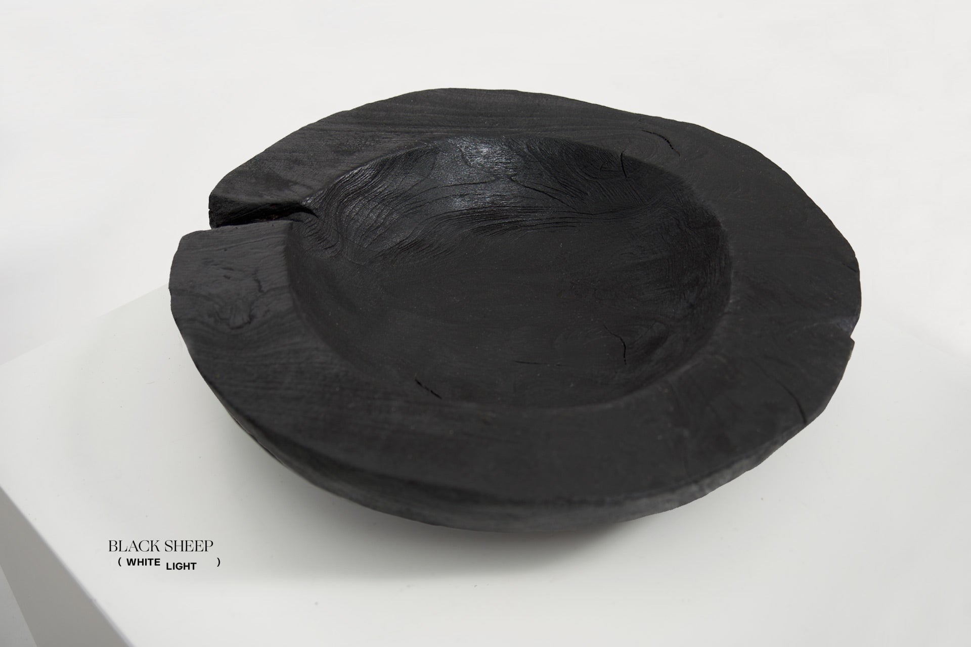 Burnt Teak Round Vessel