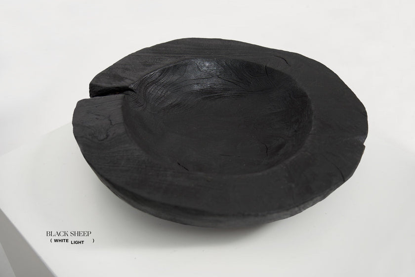 Burnt Teak Round Vessel