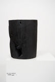 Burnt Teak Round Side Table or Stool