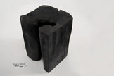 Burnt Teak Square Side Table or Stool