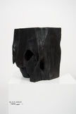 Burnt Teak Square Side Table or Stool